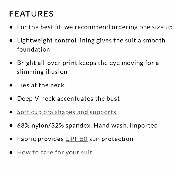 Lands end one piece swimsuit halter neck - Picture 5 of 5